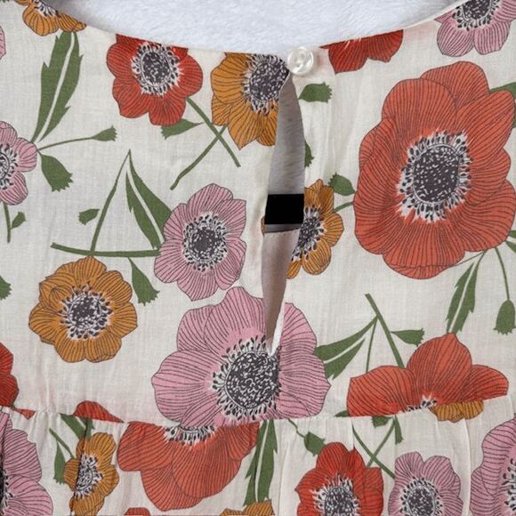 NEW! Birds of Paradis by Trovata Poppy Print Nia Dress Floral Print Size Small - Picture 8 of 14